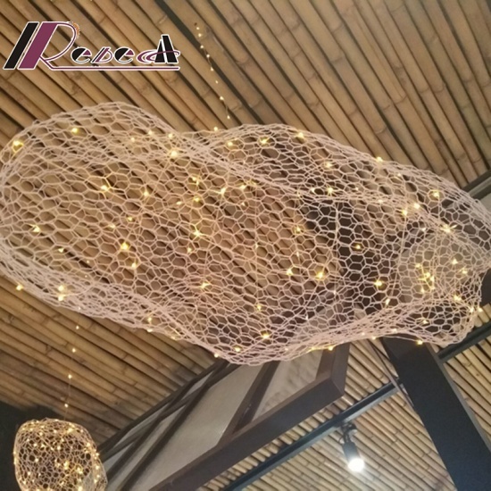 New Customized Fishing Net Circle Cloud of Personality Pendant Lamp