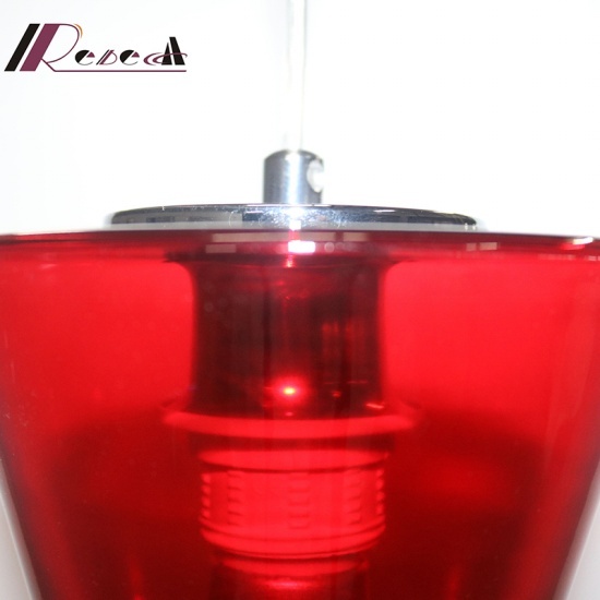 Modern Red Glass High Quality Pendant Lamp for Bar