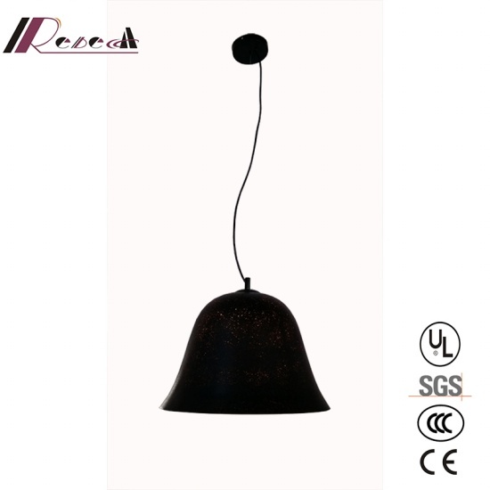 Modern Copper Matt Black Round Pendant Lamp for Dining Room