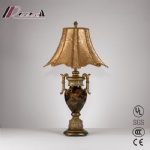 Modern Metal Brass Classic Table Lamp for Reception Counter